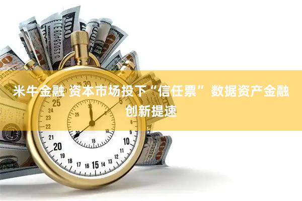 米牛金融 资本市场投下“信任票” 数据资产金融创新提速